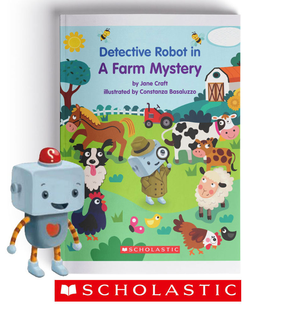 Detective Robot in The Farm Mystery 